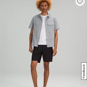 lululemon athletica Gray Casual Button Down Shirt